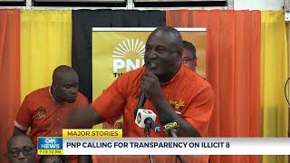 PNP Calling For Transparency On Illicit Eight  CVMTVNews [upl. by Entsirhc]