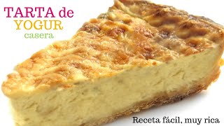 TARTA de YOGUR 🥧😍 fácil de hacer y DELICIOSA griego [upl. by Griff]