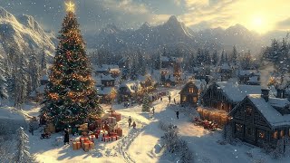 Piano Jazz Winter Relax Music – Cozy Village Christmas Vibes [upl. by Laup]