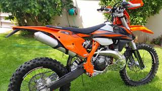 KTM EXC XCW 300 2019 First start [upl. by Namra]