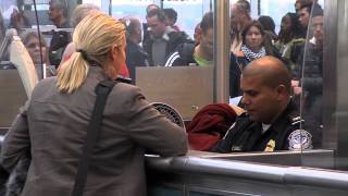 US Customs amp Border Protection Operations Back at Newark Airport [upl. by Spoor]