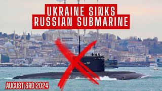 Ukraine Sink Russian Submarine Rostov on Don [upl. by Amsirp]