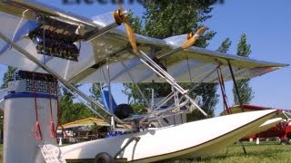 Electric Lazair Dale Kramers amphibious electric powered Lazair ultralight aircraft [upl. by Fax]