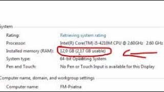 How to Fix All RAM GB Not Useable Problem in Windows 7 8 10 ✔️ [upl. by Eddana]