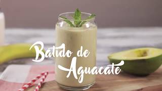 MmmAntójate  RECETA BATIDO DE AGUACATE [upl. by Ahsenhoj799]