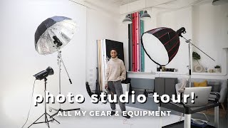 Photography Studio amp Gear Tour  Infinity Cove  Cyclorama Wall Studio [upl. by Callahan608]