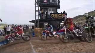 2013 Thunder Valley 250 Moto 2 Jeremy Martin Wins Motorcycle Superstore Holeshot [upl. by Flossy]