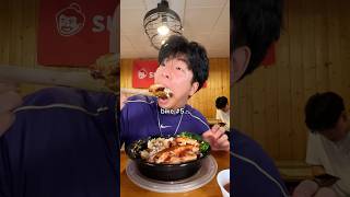 GIGANTIC chicken teriyaki bowl in 10 bites shortvideo [upl. by Ynattirb]