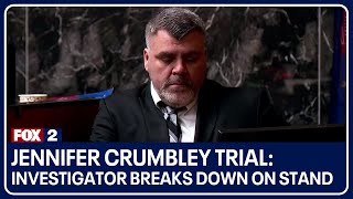 Jennifer Crumbley trial Investigator breaks down on stand [upl. by Sitoiyanap]