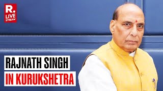 Rajnath Singh Addresses Public Rally in Pehowa Kurukshetra  Haryana Assembly Elections 2024 [upl. by Casey]