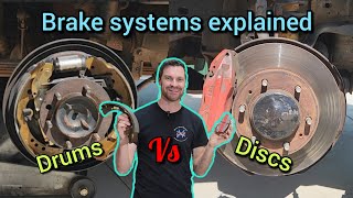 Disc vs Drum Brakes Which is Better amp how do they work [upl. by Hplodnar]