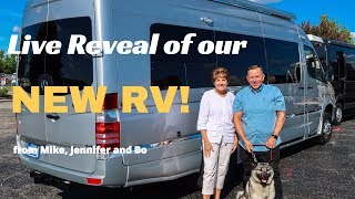 Live Reveal of our New 2017 Roadtrek CS Adventurous XL RV [upl. by Kelly845]