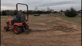 Leveling Yard with Sand for Softball Field [upl. by Marna]