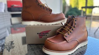 Red Wing 10875 Moc Toe  My First Pair  Will They Be Worth It [upl. by Eissehc]