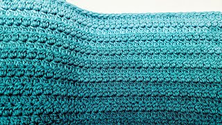 EASY Crochet Stitch For Blankets Scarfs and More  Pique Stitch [upl. by Garibold]