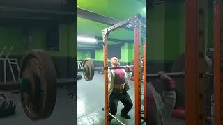 100kg Axle Press motivation strength fit strongman power training gym [upl. by Pierette]