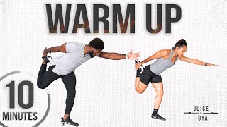 10 Minute Full Body PreWorkout StretchWarmUp Routine [upl. by Ibbor]