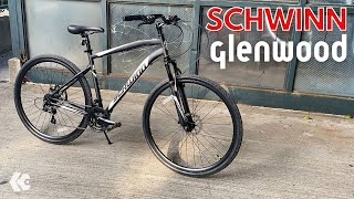 Schwinn Glenwood Hybrid 700c Bicycle from Walmart [upl. by Yhtac]