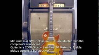 Gibson 06 R9  Marshall JMP MKII  Hotcake amp Zendrive [upl. by Etnuahc]