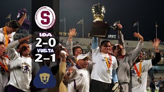 Saprissa CRC vs Pumas UNAM MEX FULL GAME IDAVUELTA CCC2005 Final [upl. by Vada]