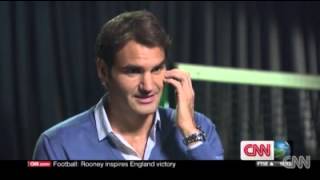 Roger Federer CNN Talk Asia 2013 Interview Part 1 [upl. by Trumaine475]