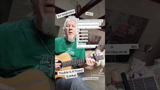 Trouble Is A Friend Lenka for acoustic guitar beginners [upl. by Ecarg]