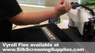 How to Use Heat Transfer Vinyl Vyroll Cad Cut Vinyl by Siser [upl. by Bartel]