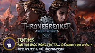 THRONEBREAKER WITCHER TALES  RECRUIT EYCK amp KILL THE MANTICORE [upl. by Evars]