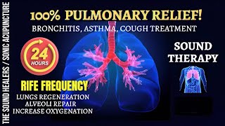 Bronchitis I Asthma I Cough Relief I Pulmonary Infection I Emphysema IRIFE Frequency Sound Therapy [upl. by Ahcas967]