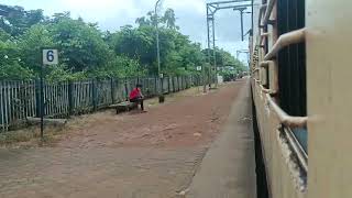 11003 Tutari Express arriving Vaibhavwadi road [upl. by Nimocks]