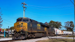 CSX L799 at Greer heading to Greenville and back to Spartanburg 102224 [upl. by Bertolde]