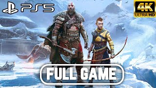 GOD OF WAR RAGNAROK Gameplay Walkthrough FULL GAME PS5 4K 60FPS No Commentary [upl. by Herrington]