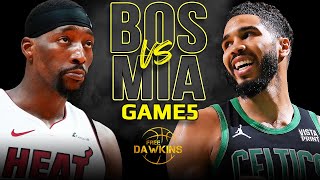 Boston Celtics vs Miami Heat Game 5 Full Highlights  2024 ECR1  FreeDawkins [upl. by Samala]