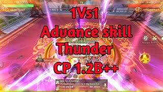 Mirage Perfect Skyline1vs1 cp12b Advance skill Thunder And Talent Max level [upl. by Itraa]