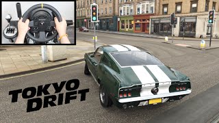 Forza Horizon 4 Drifting Seans Ford Mustang Steering Wheel  Shifter Tokyo Drift Gameplay [upl. by Ylekalb]