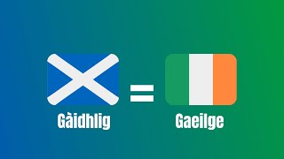 Le gaélique écossais les différences et similitudes avec le gaélique irlandais [upl. by Ellynad]