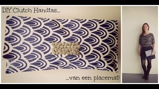 DIY Clutch van een placemat [upl. by Ative]