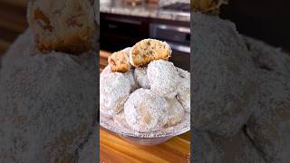 Besos de Nuez Mexican Shortbread Wedding Cookies Recipe shorts [upl. by Adnirual199]