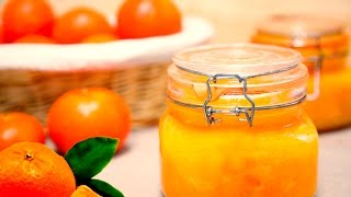 Cómo hacer auténtica Mermelada casera de naranja mandarina RECETA COCINA 🍋🍅 [upl. by Cinomod]