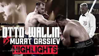 Otto Wallin vs Murat Gassiev  HIGHLIGHTS OttoWallin [upl. by Casandra996]