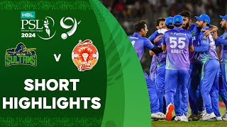 Short Highlights  Multan Sultans vs Islamabad United  Match 34  Final  HBL PSL 9  M1Z2U [upl. by Yelsnit]