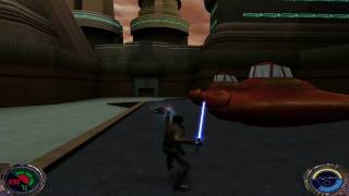 Star Wars  Jedi Knight II Jedi Outcast Walkthrough  Bespin Streets [upl. by Lura]