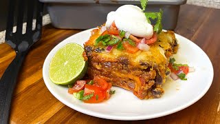 The Best Mexican Lasagna Recipe Youll Ever Taste [upl. by Boony]