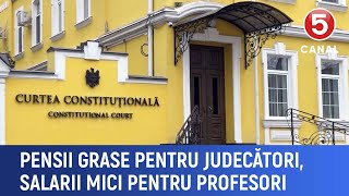 Pensii grase pentru judecători salarii mici pentru profesori [upl. by Haas]