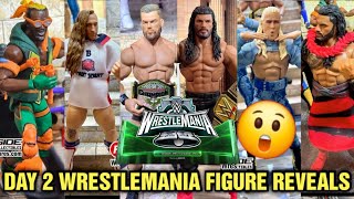 DAY 2 OF WRESTLEMANIA 40 FIGURE REVEALS 2024 [upl. by Christye]