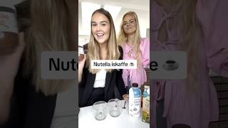 Lækreste Nutella iskaffe  Skal prøves 🤤☕️julieelgaard [upl. by Denae]