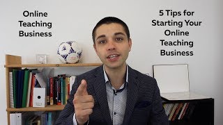 5 Tips for Starting Your Online Teaching Business  Kris Amerikos [upl. by Bonney243]