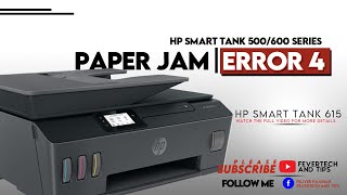 HOW TO REPAIR PAPER JAM  Hp Smart Tank 615  TAGALOG [upl. by Arayt]