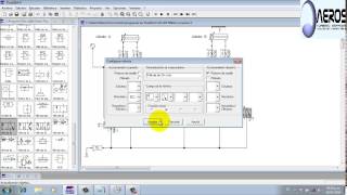 FLUID SIM DOS CILINDROS DE DOBLE EFECTO CON PRESOSTATO SENSOR RESET [upl. by Sualokin]