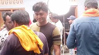 khesari lal yadav ki shooting video kaise hoti hai hamre mandawa me 🥰yamini singh kki bhi shooting [upl. by Otsuj422]